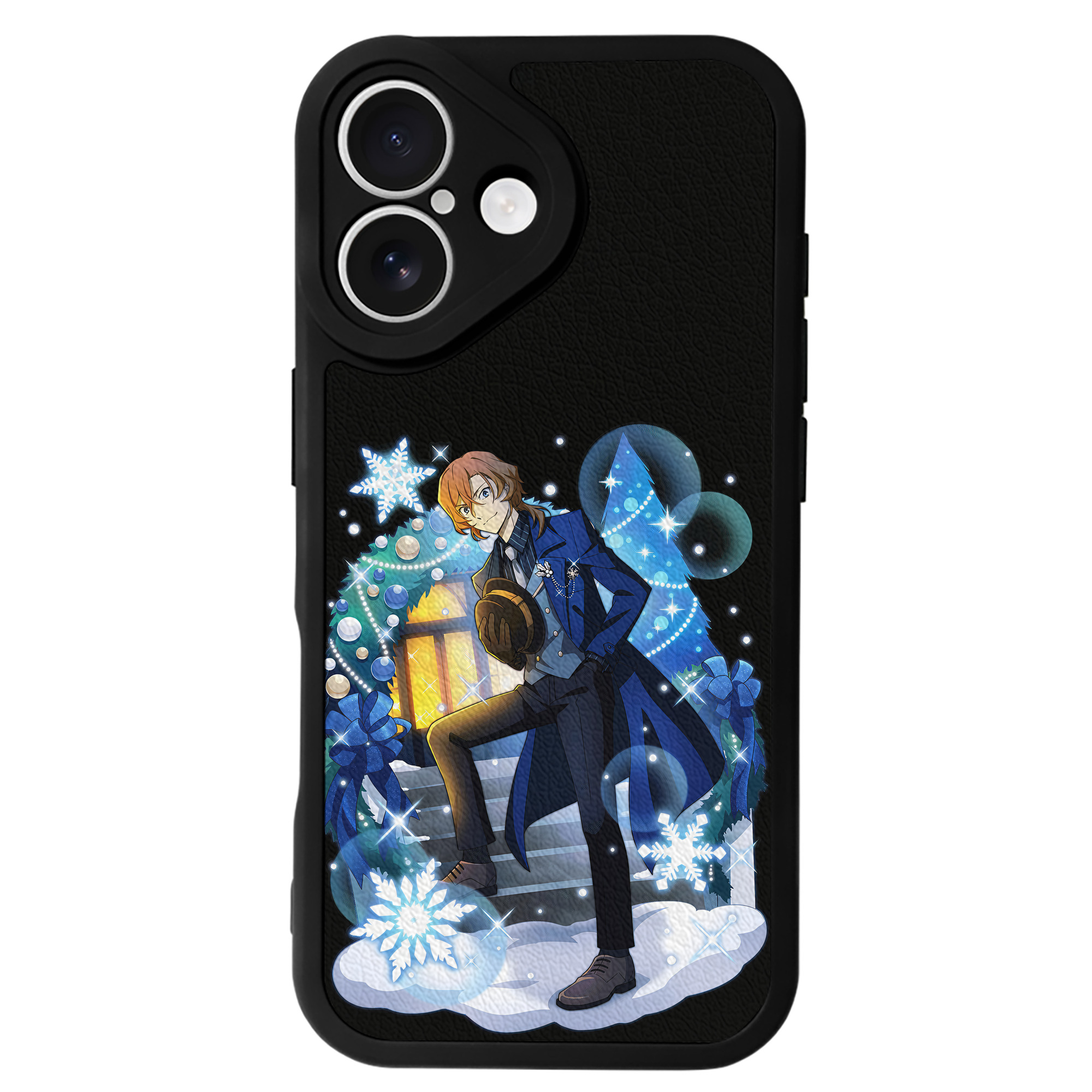 （画像用） 文豪ストレイドッグス Bungo Stray Dogs 【iPhone 16シリーズ対応】シリコンスマホケース（レザー調） 材質：シリコン